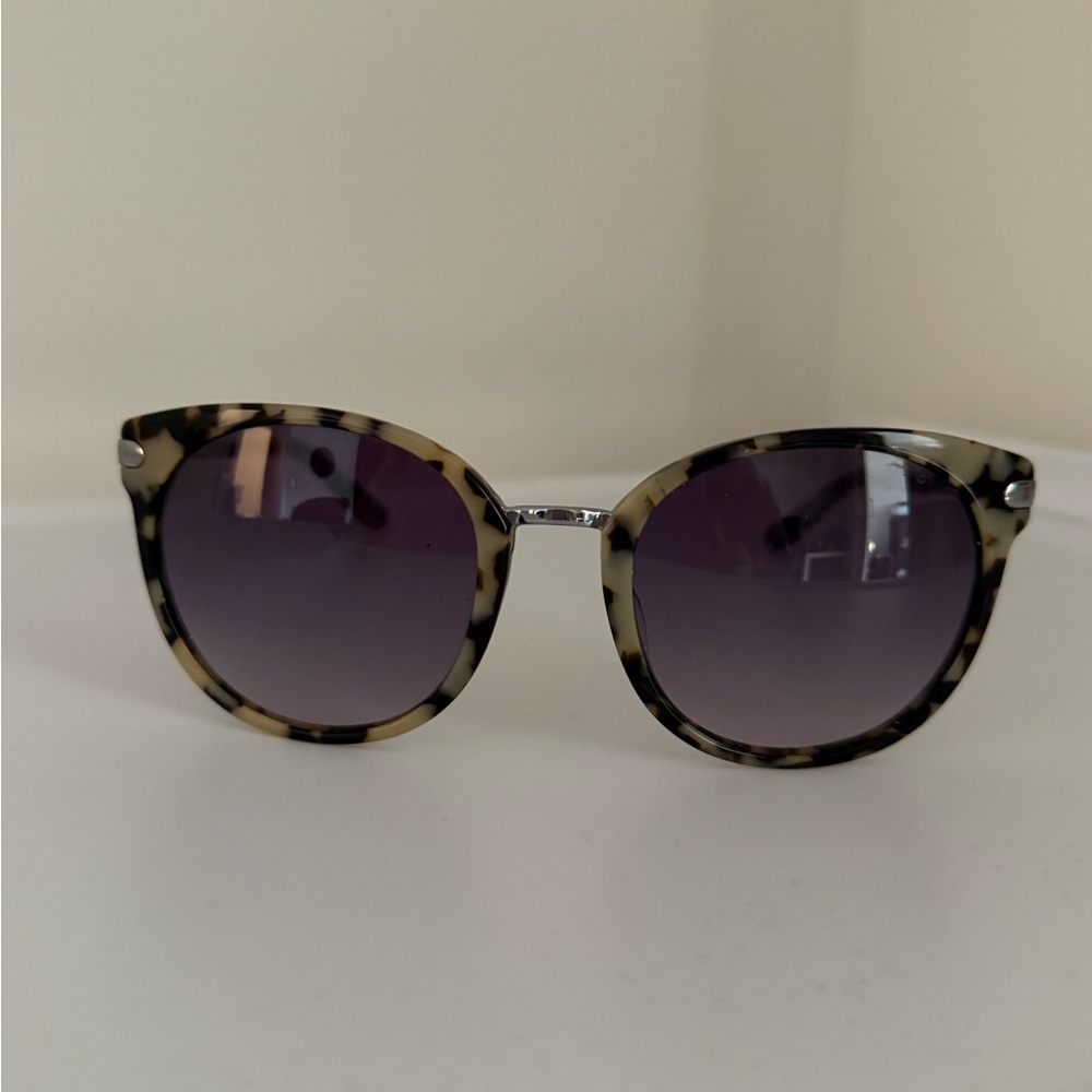 G by Guess Brown and Purple Sunglasses with Metal Accents